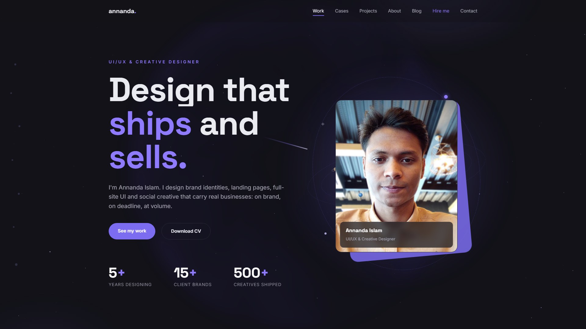 annandaislam.com captured at 1920 by 1080