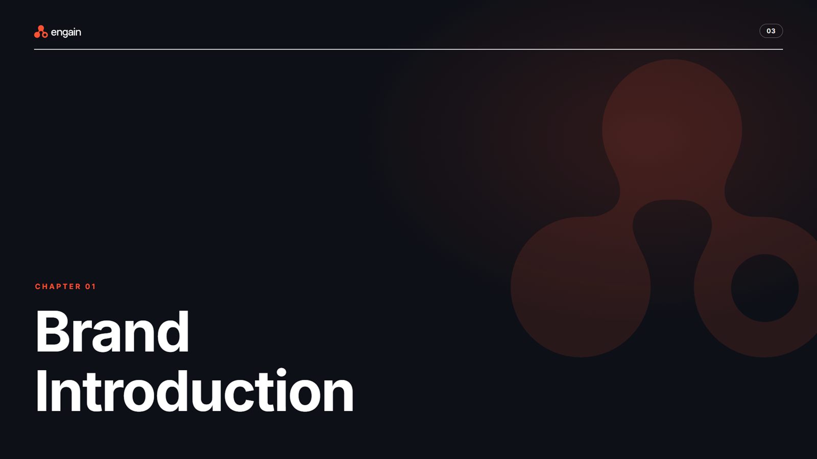 Brand introduction divider