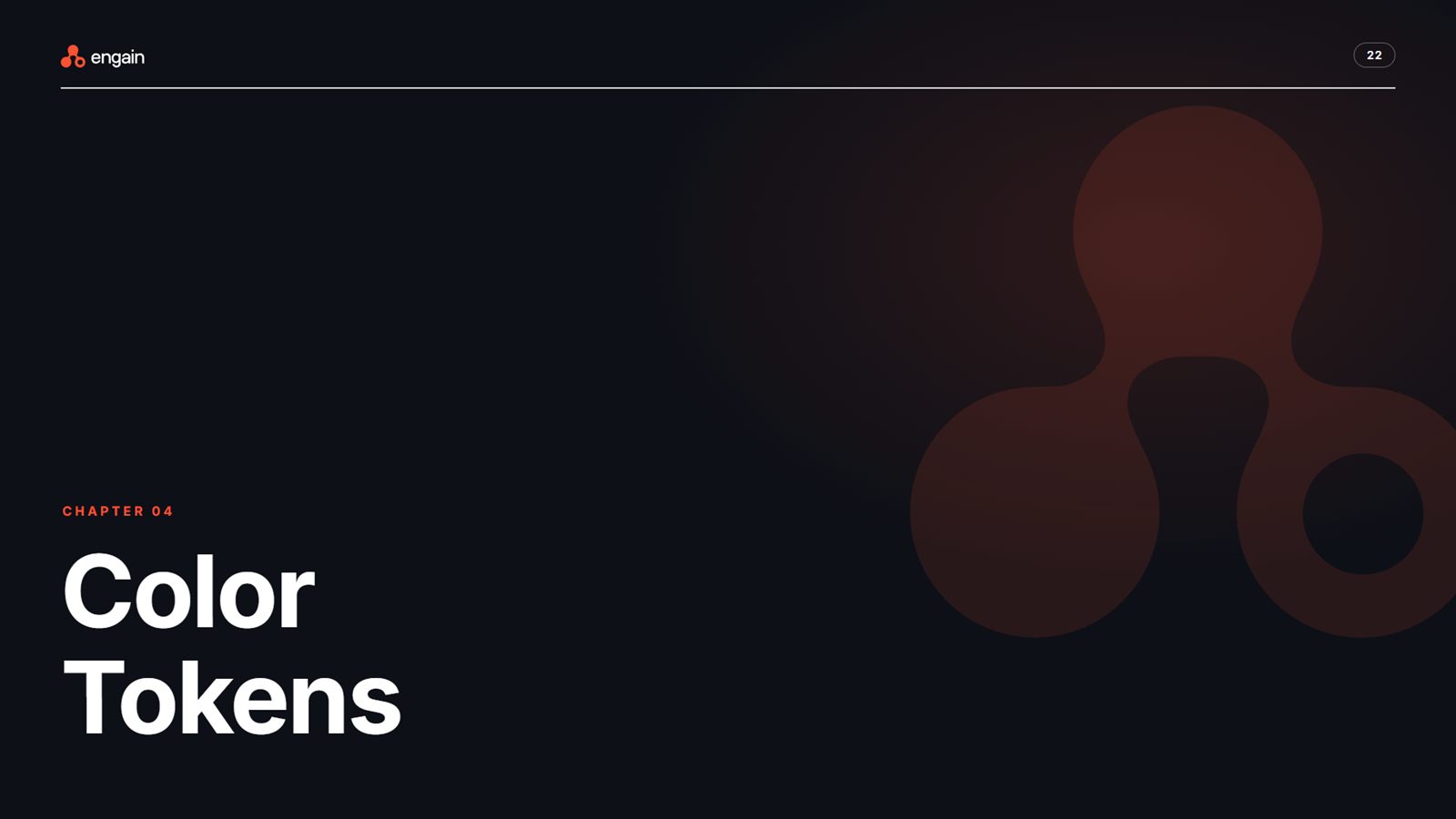 Color tokens divider