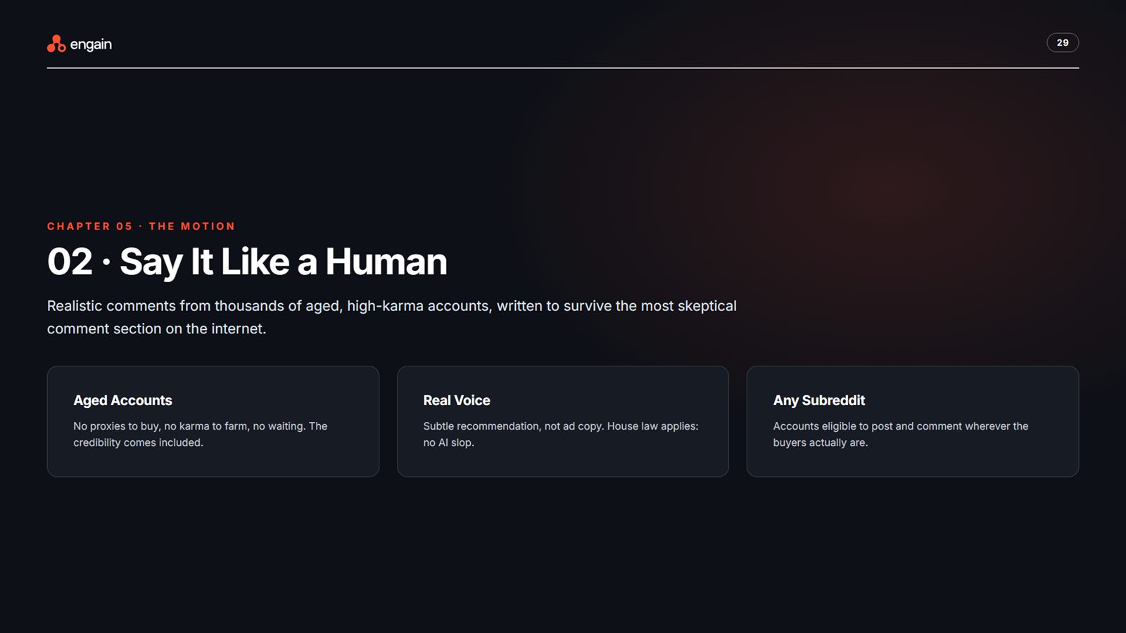 Say it like a human