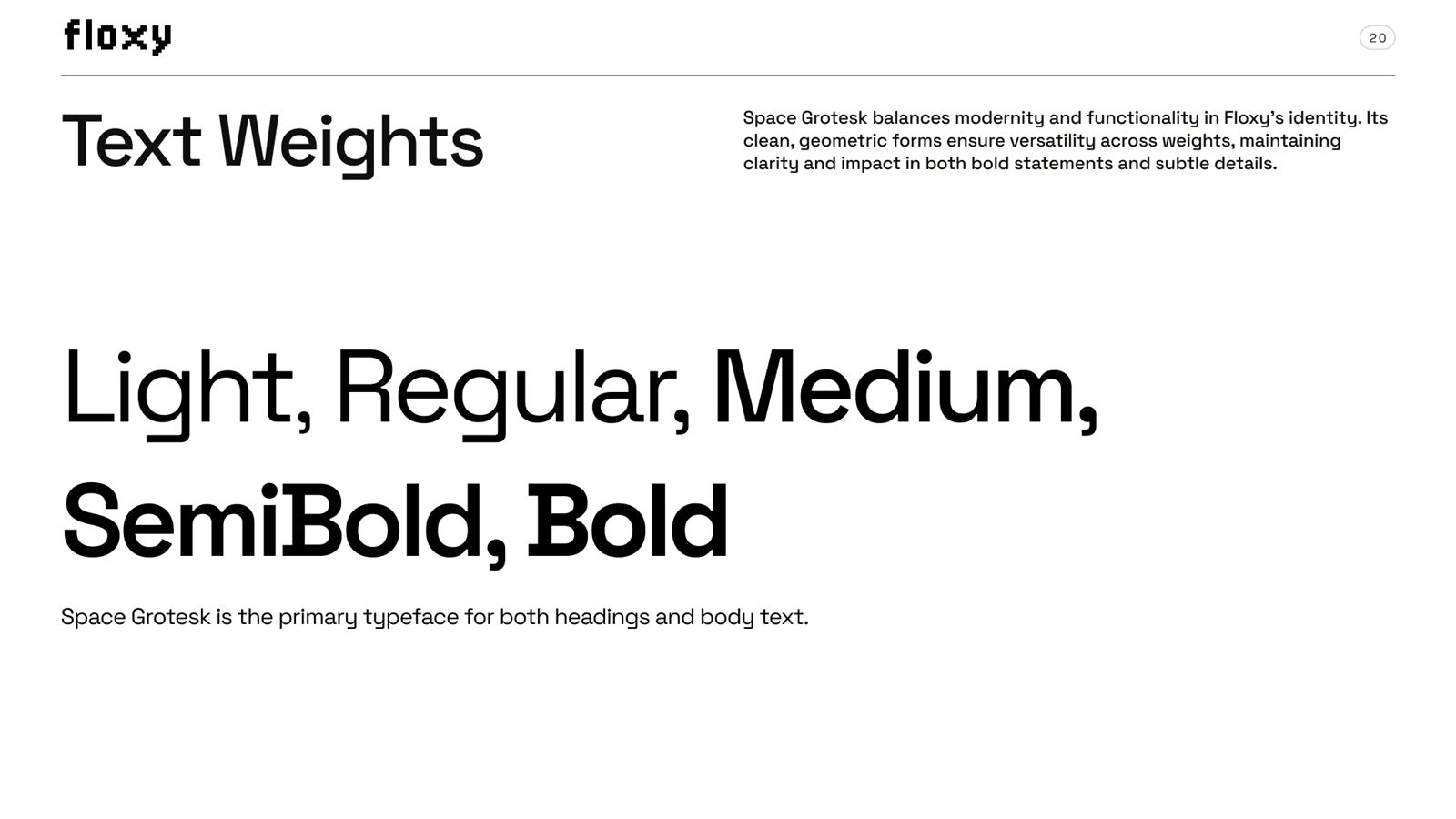 Typography page