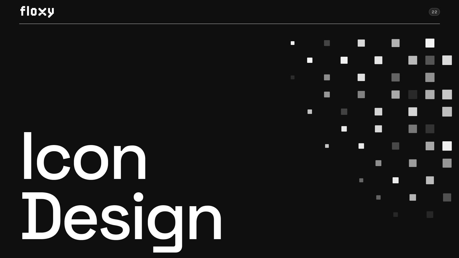 Icon design chapter divider