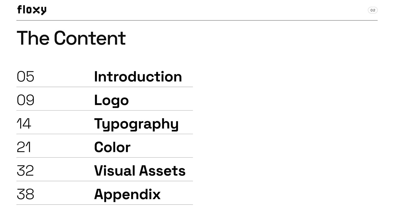 Content guidelines page