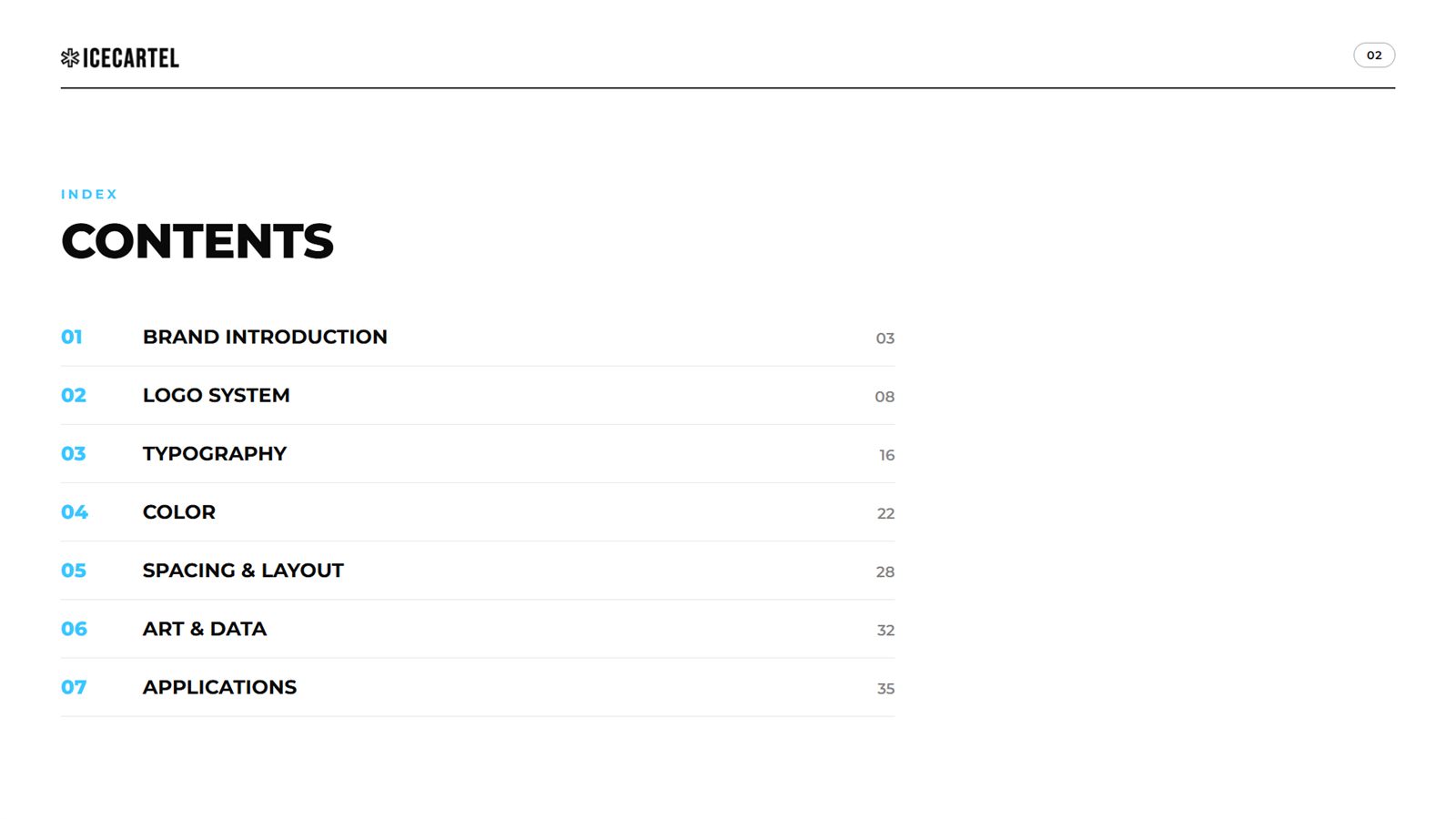 Contents page