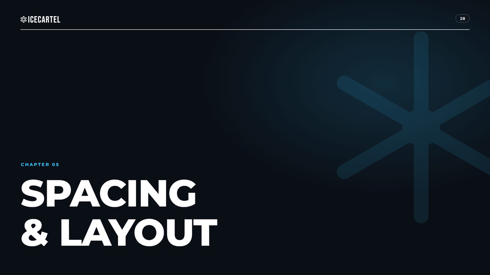 Spacing and layout divider