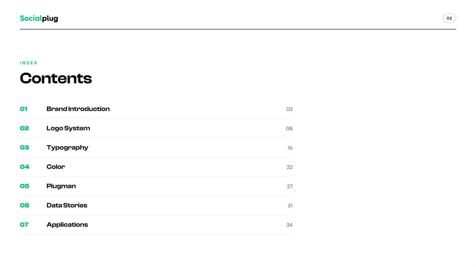 Contents page