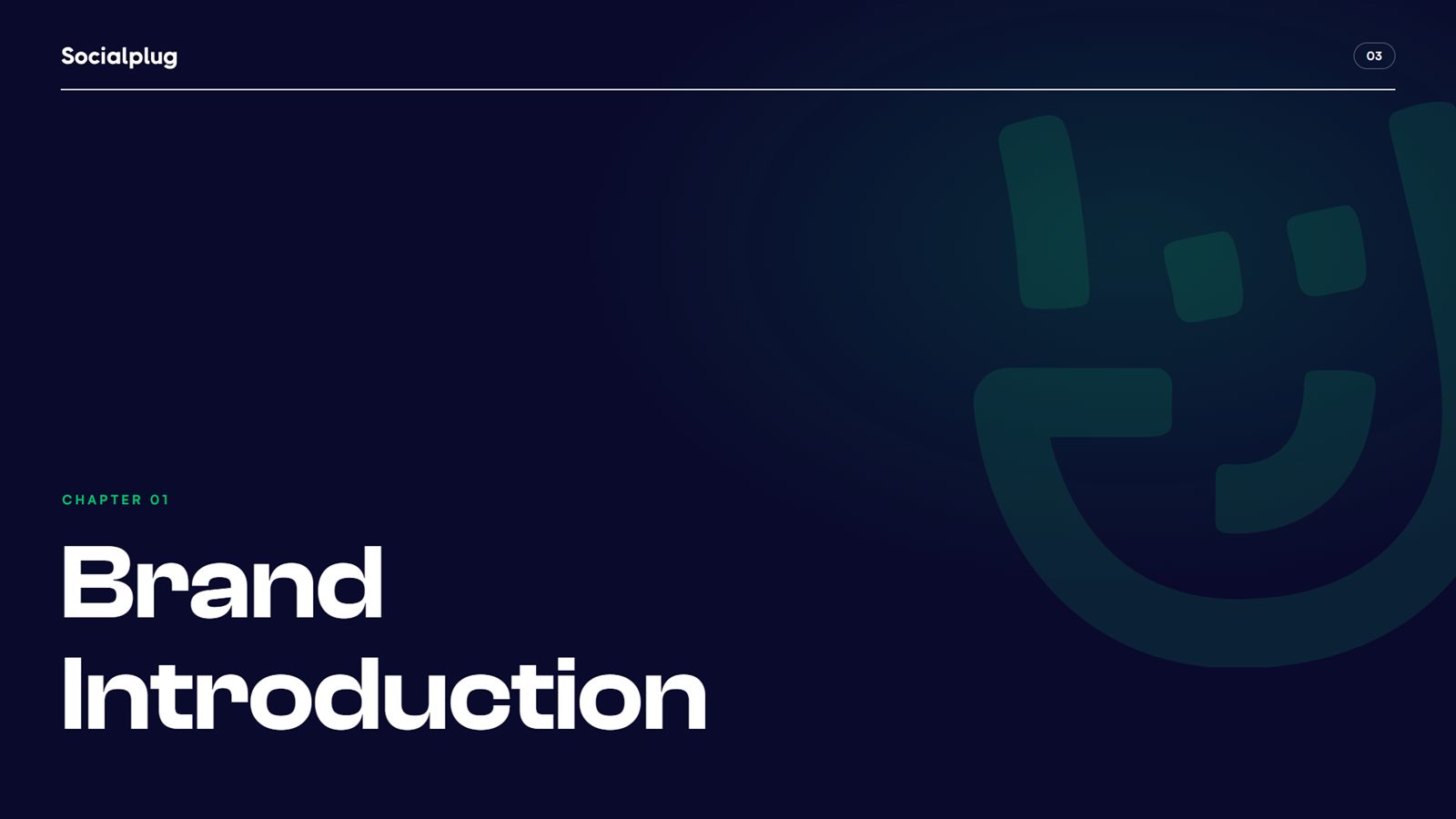 Brand introduction divider
