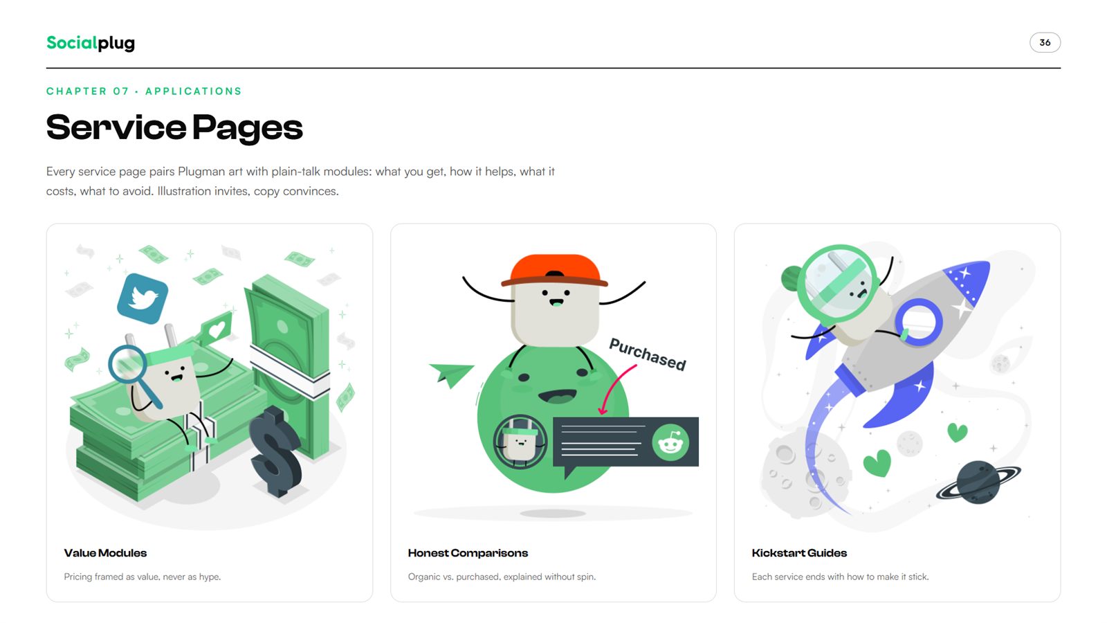 Service pages