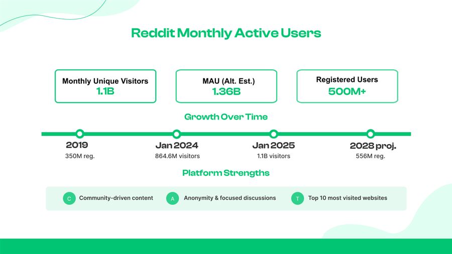 Reddit users infographic