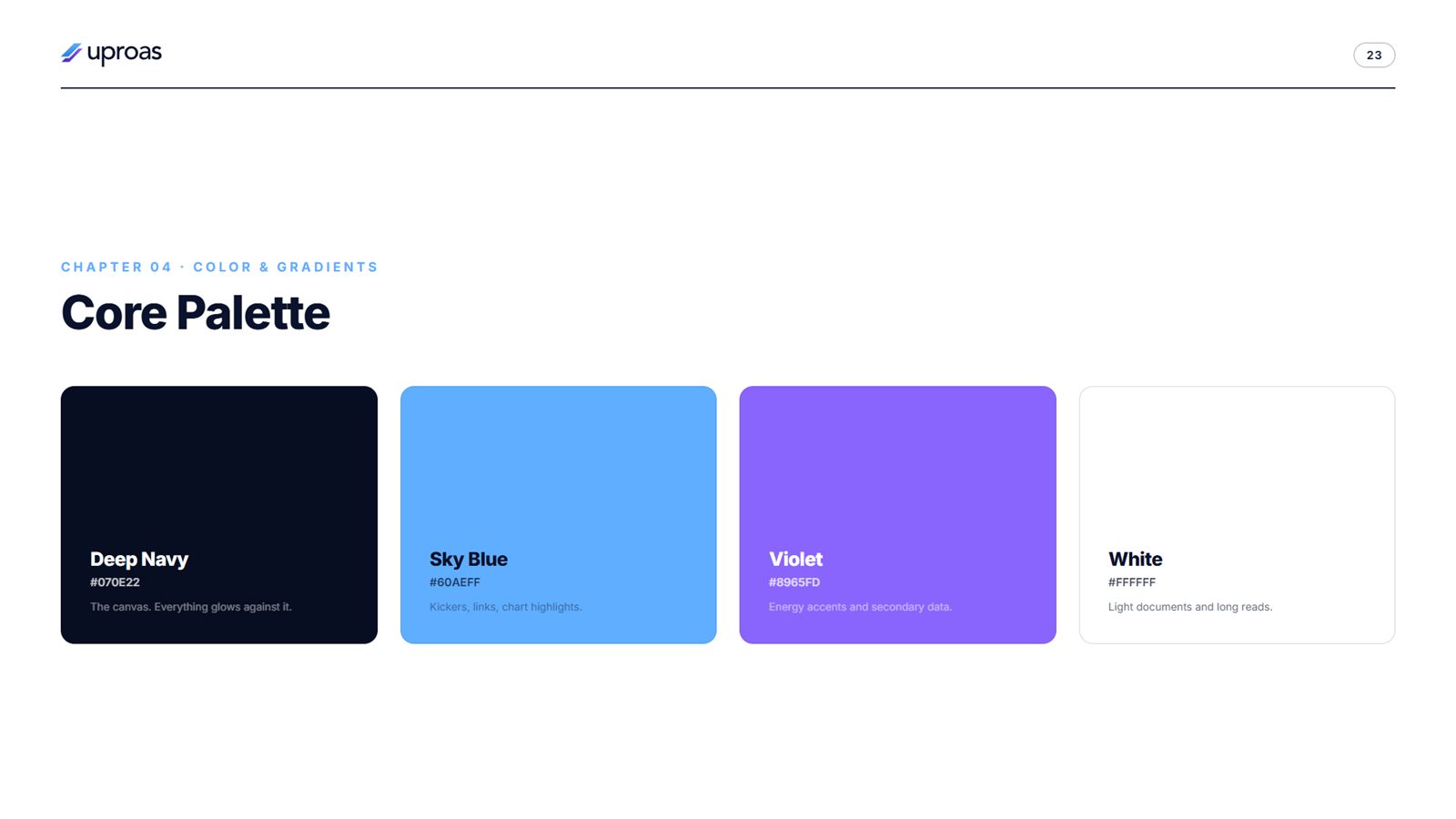 Core palette